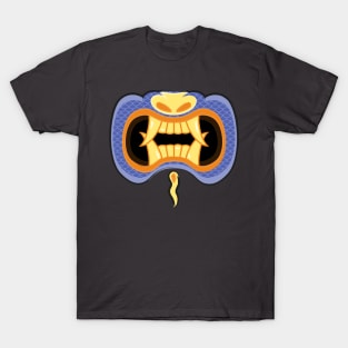 Aku Mouth Blue T-Shirt